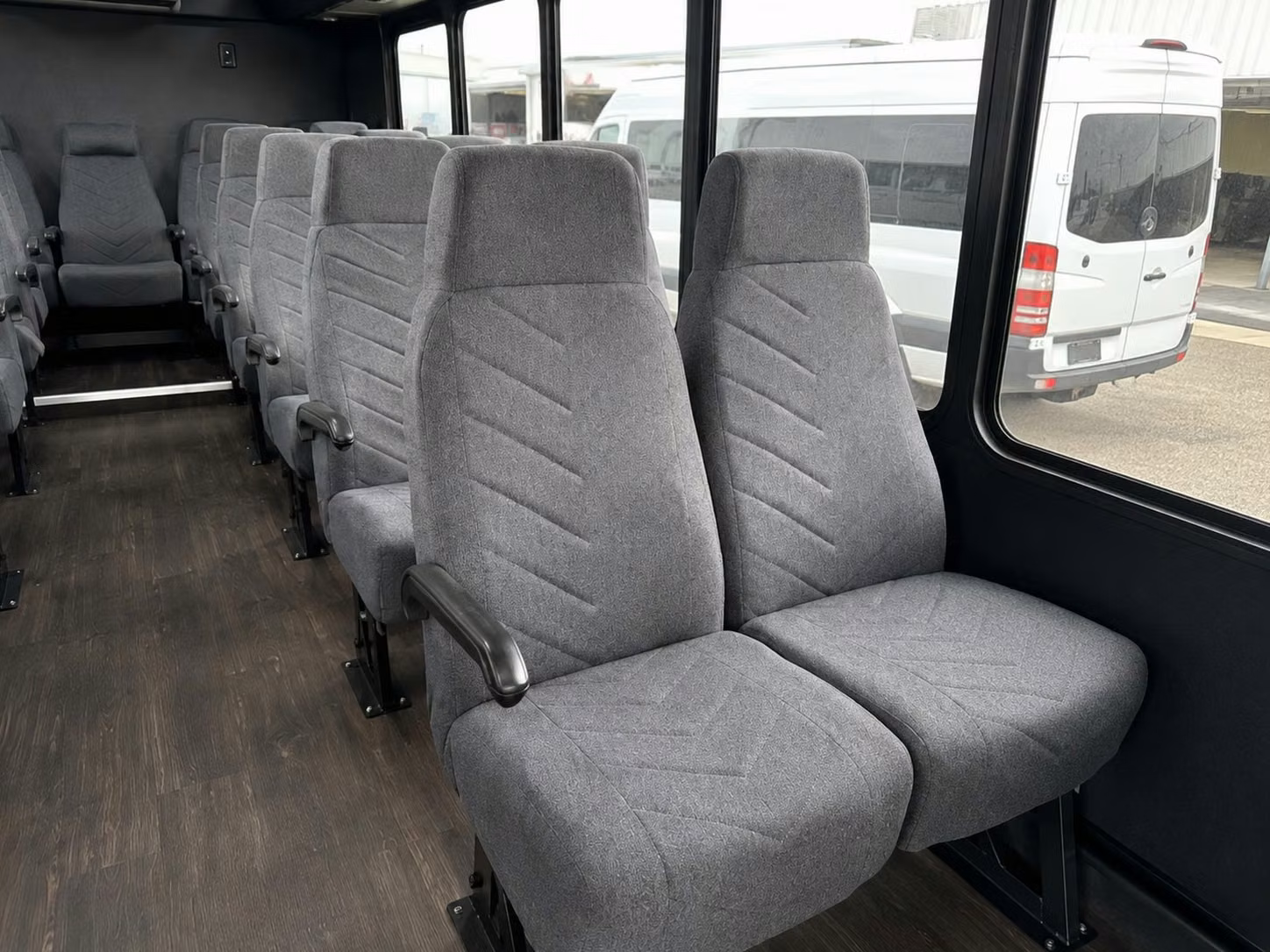 15 passenger minibus inside