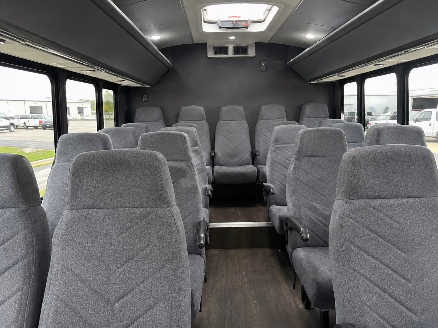 20 passenger minibus inside