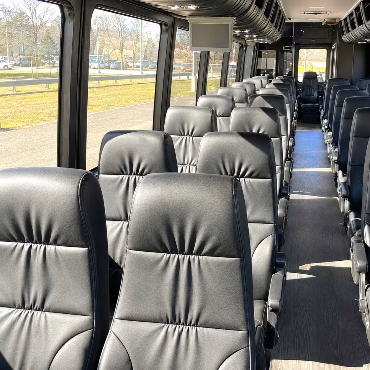 25 passenger minibus interior