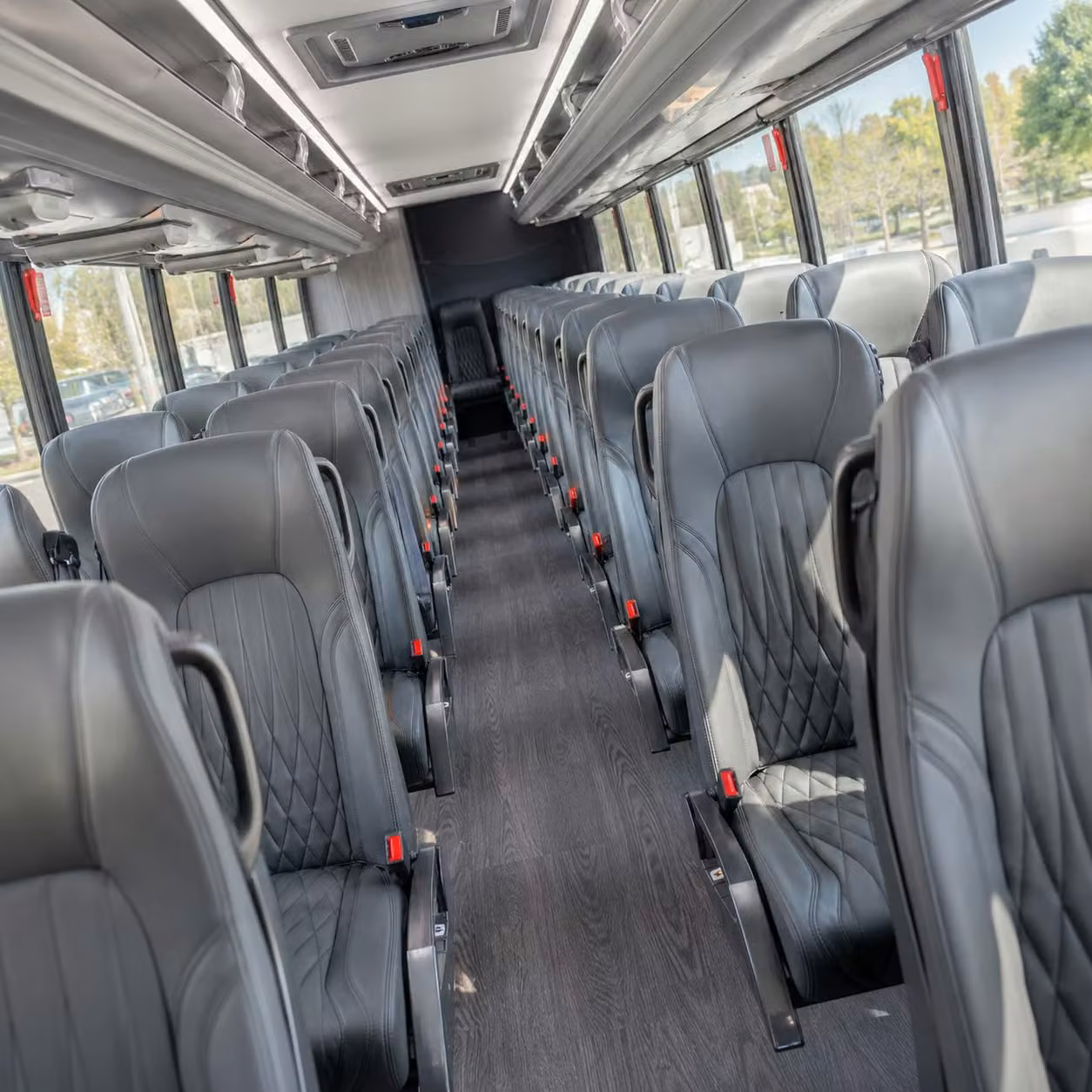 28 passenger minibus interior