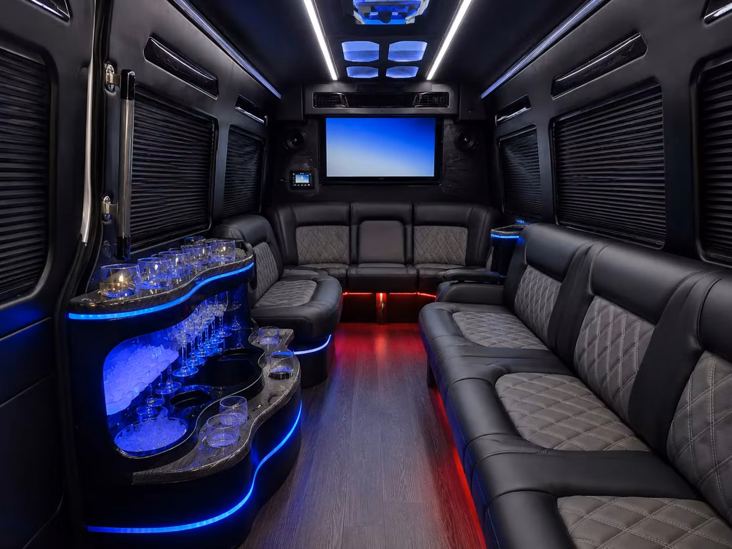 bus rental options for rockwall trips
