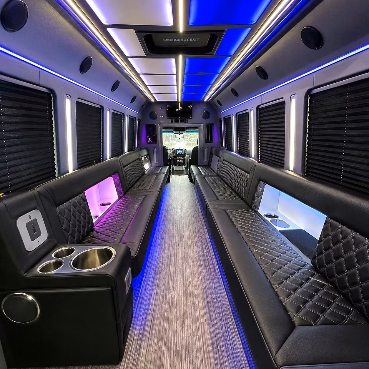 party bus interior