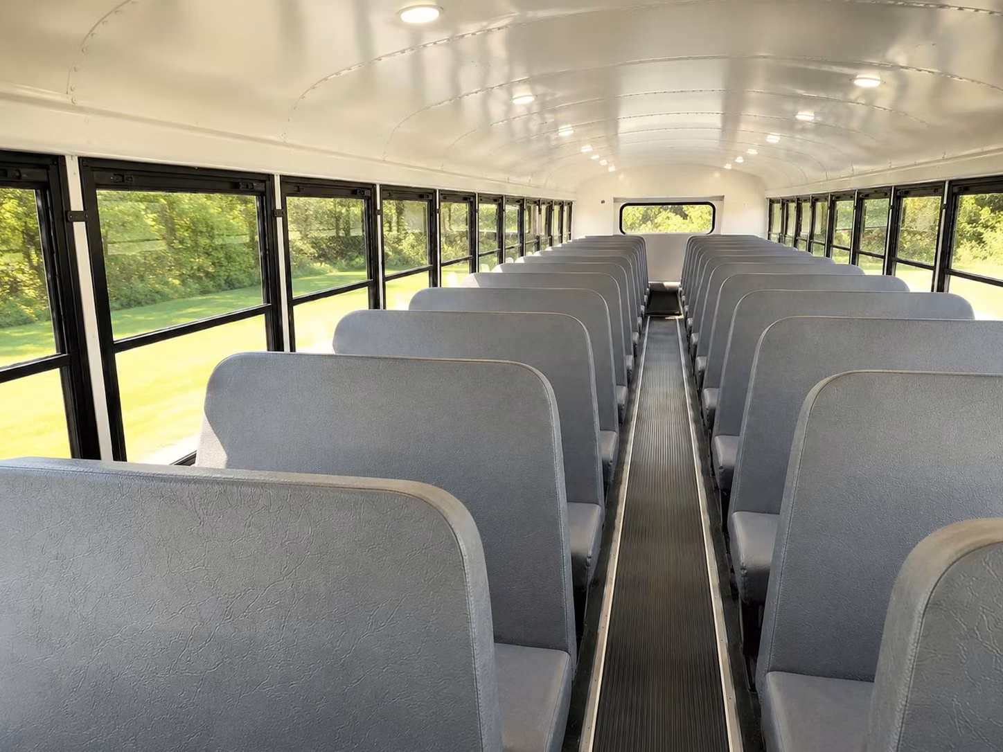 school bus interior