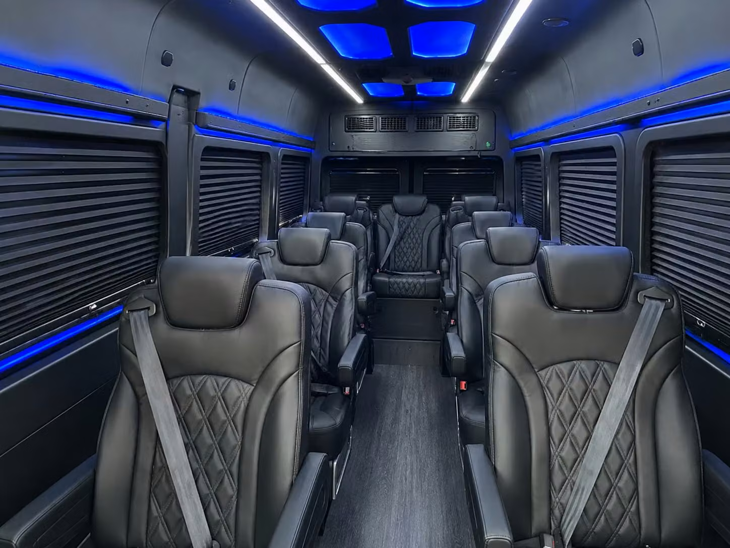 sprinter van with driver inside